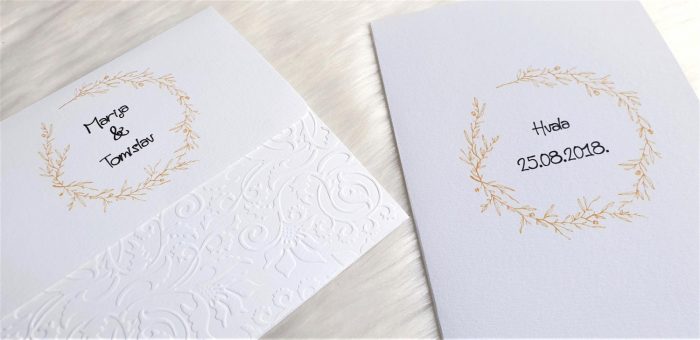 Pozivnice za vjenčanje P-014e