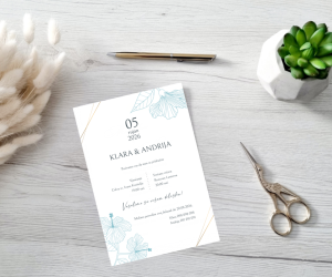 Pozivnice za vjenčanje P-018