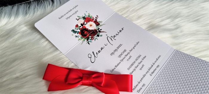 Pozivnice za vjenčanje P-096c